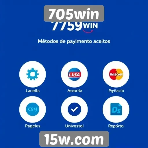 Métodos de pagamento aceitos no 705win